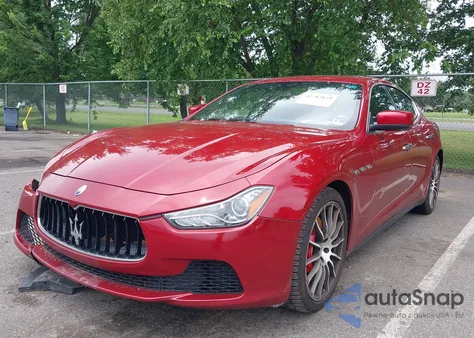 2016 Maserati Ghibli S Q4 from USA, damaged, VIN ZAM57RTA6G1178697